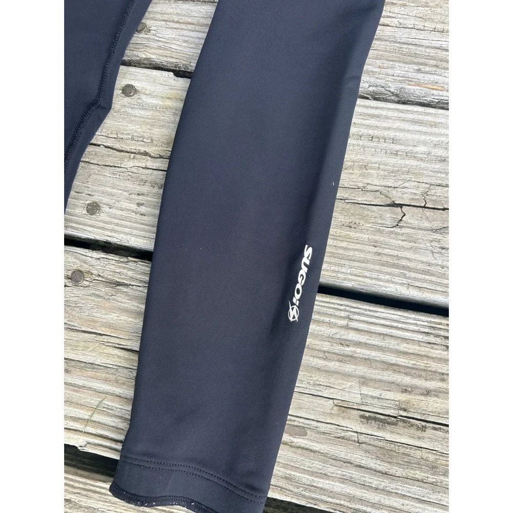 Sugoi SubZero Womens Black Thermal Cycling Tights Leggings Size M Fleece Lined